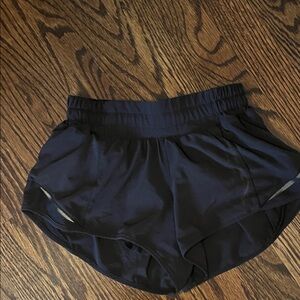 Lululemon Black Hottie Hot Shorts